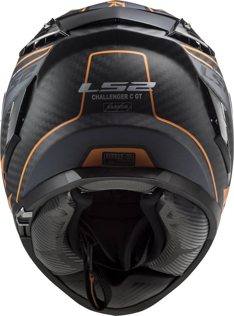 Orange Carbon Helmet, Size Xs Q933403