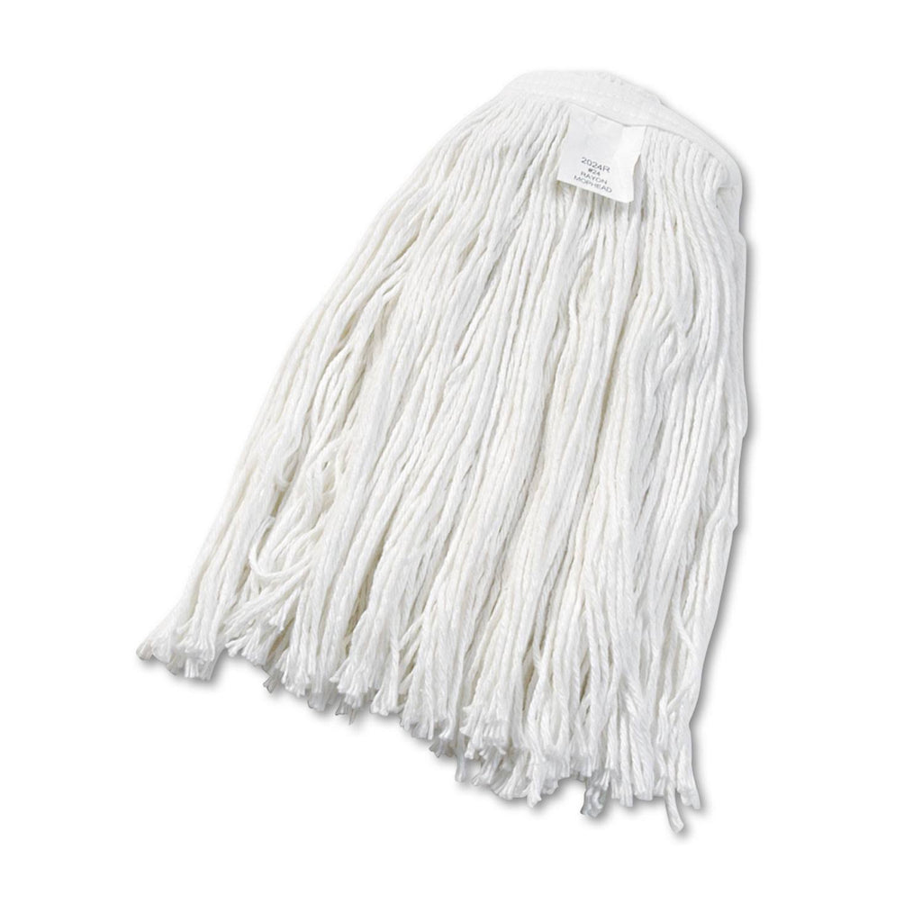 White Rayon Cut-End Wet Mop Head, 12/Carton G6141