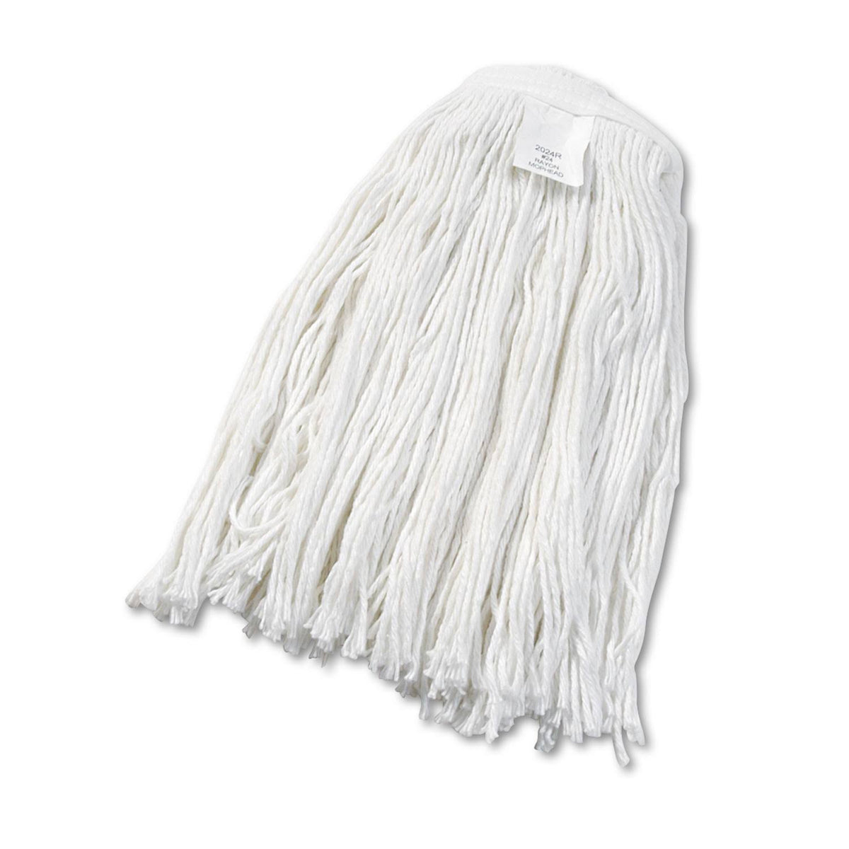 White Rayon Cut-End Wet Mop Head, 12/Carton G6141