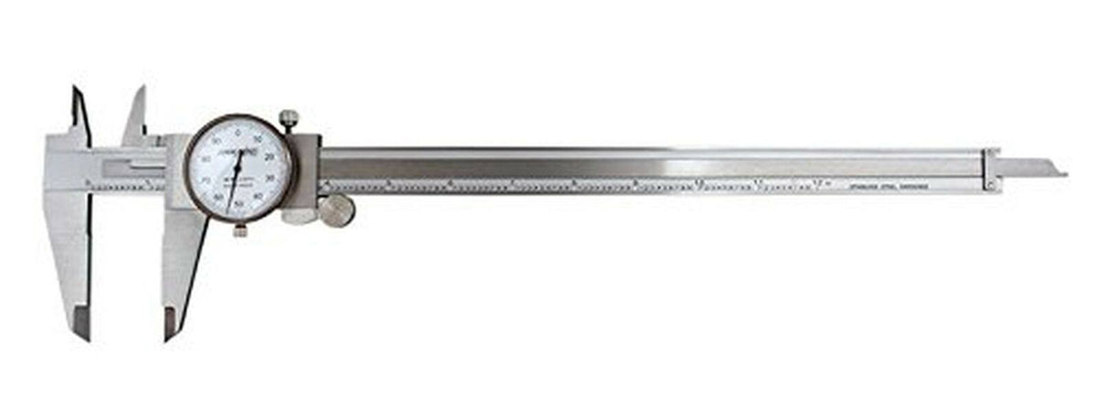 0-12 inch by 0.001 inch Stainless Steel Dial Caliper U836020