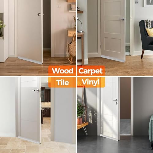 White Door Draft Stopper K7541