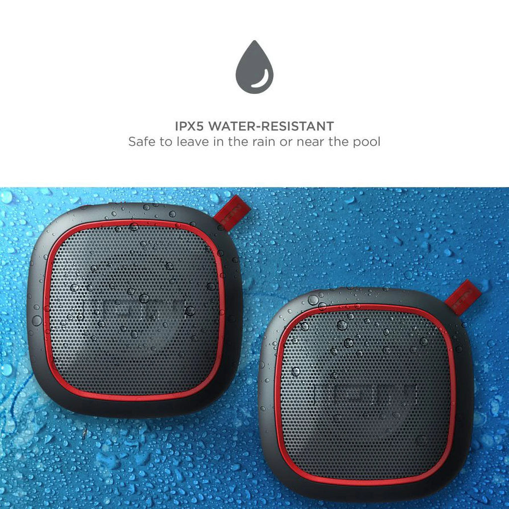 Black Portable Bluetooth Speaker 2 Pack K104