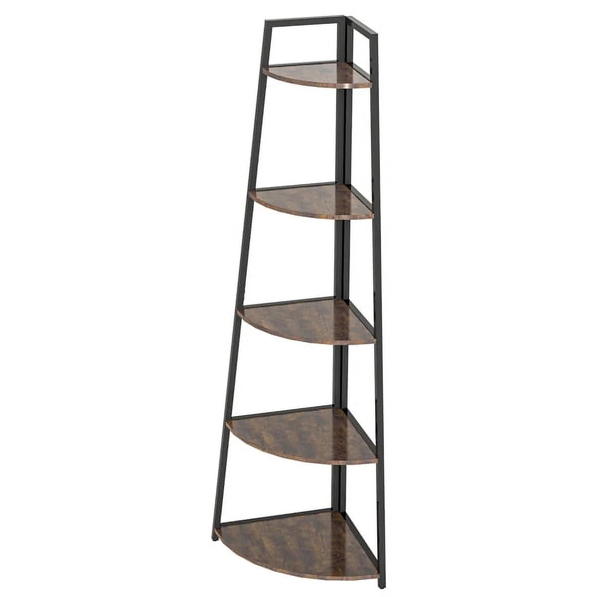 5 Tier Corner Bookshelf Shelving Unit I30096