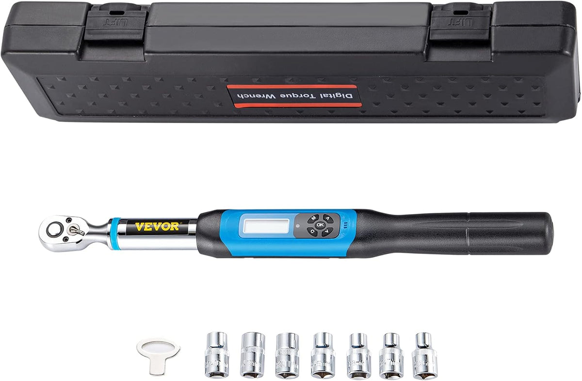 3/8 Drive Digital Torque Wrench with LED Display and Case J6507