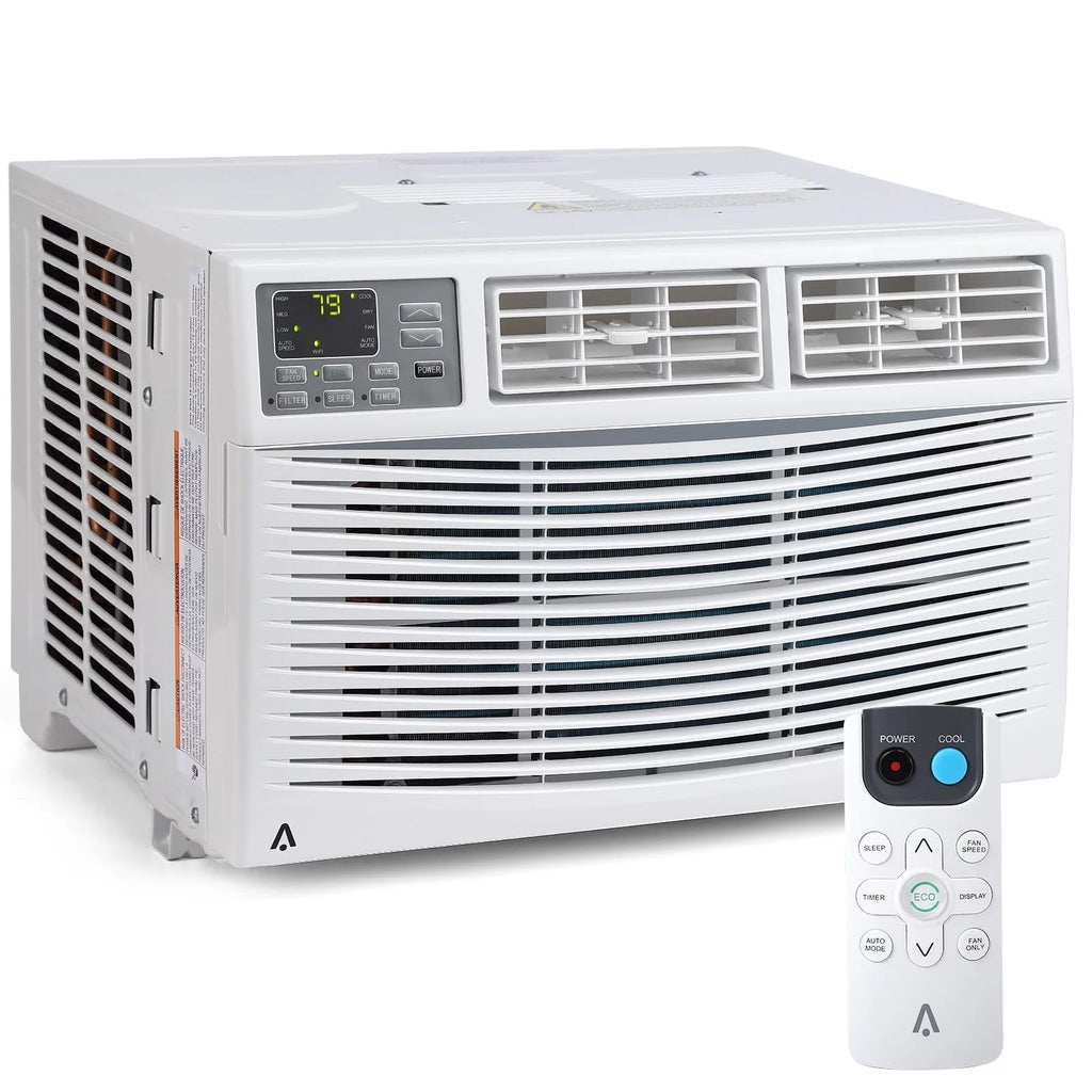 8,000 BTU Smart Window Air Conditioner with Remote Control L3968