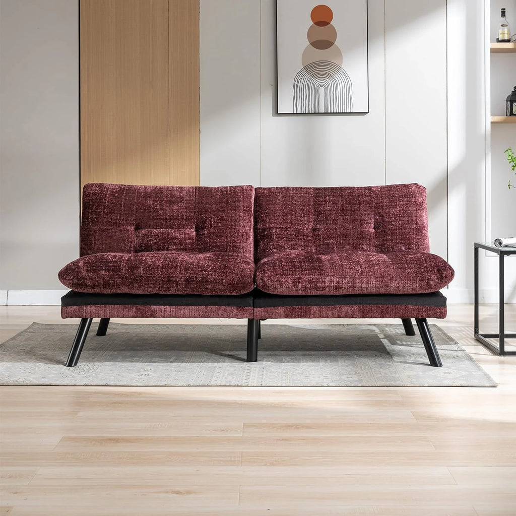 Convertible Folding Futon Sofa Bed Sleeper Couch Z754