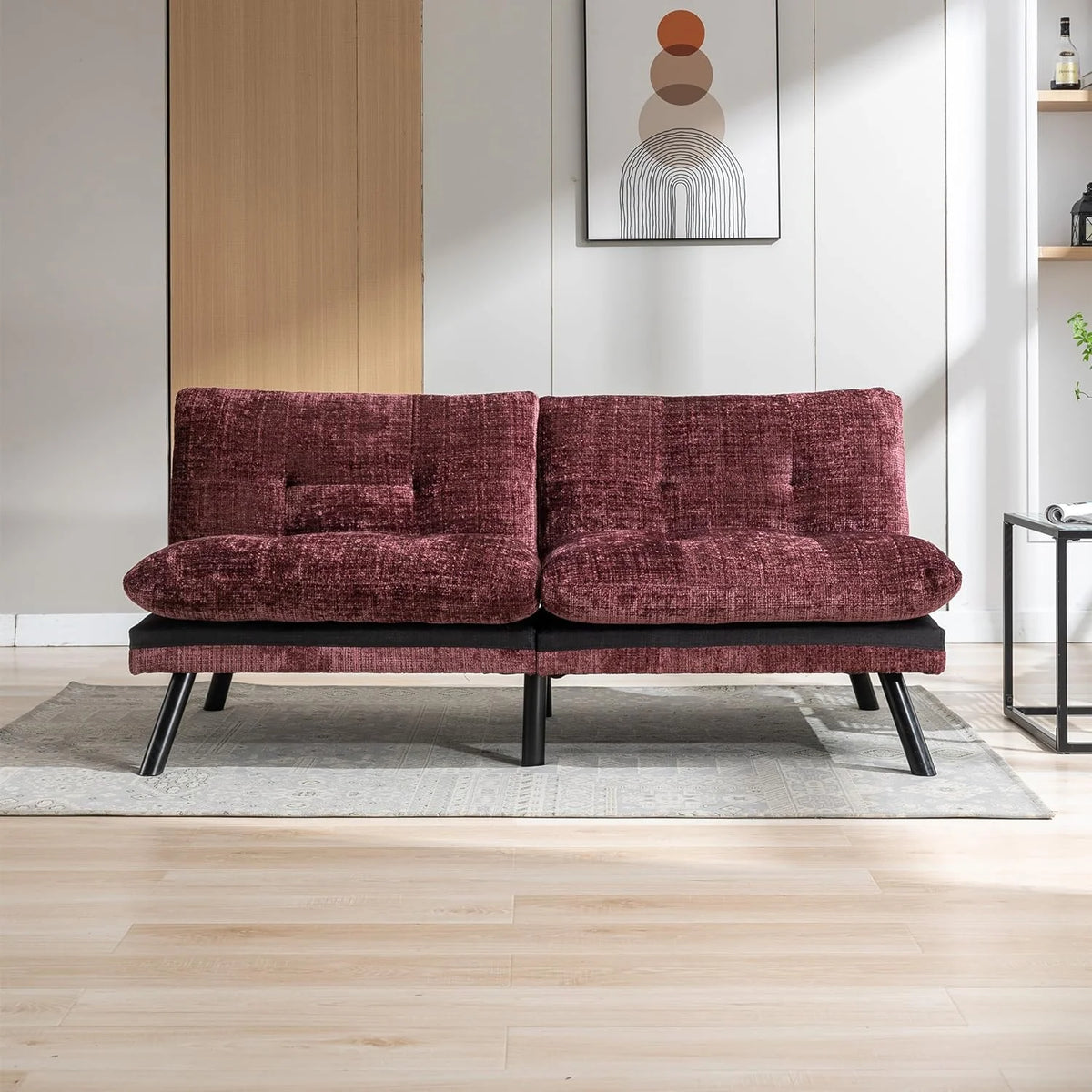 Convertible Folding Futon Sofa Bed Sleeper Couch Z754