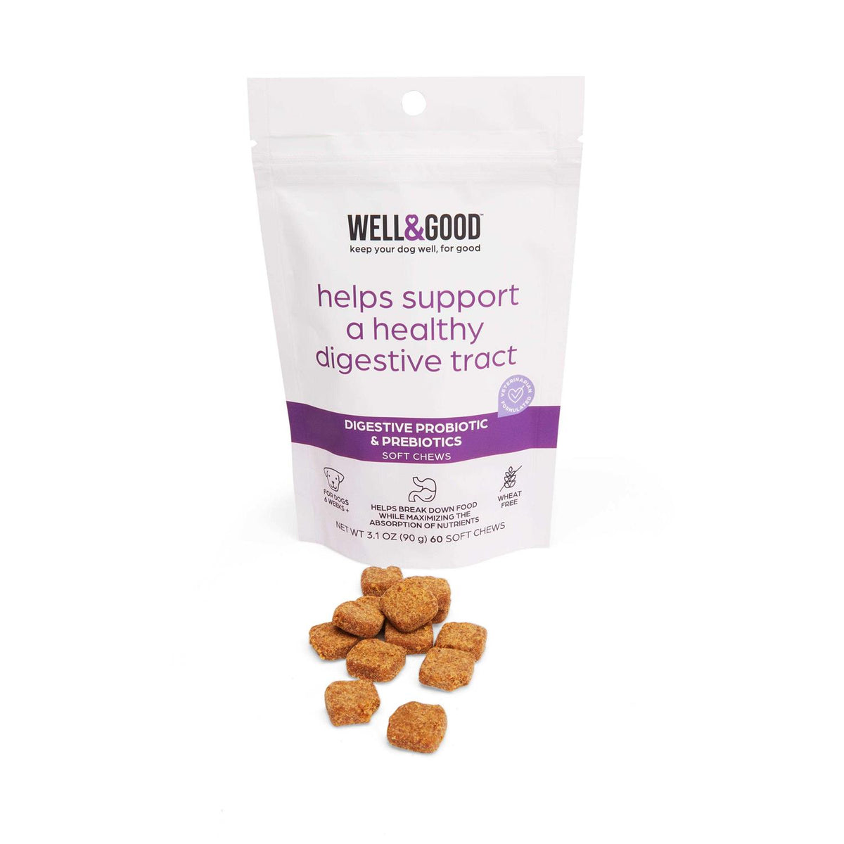 Digestive Enzymes with Probiotics Soft Dog Chews R876