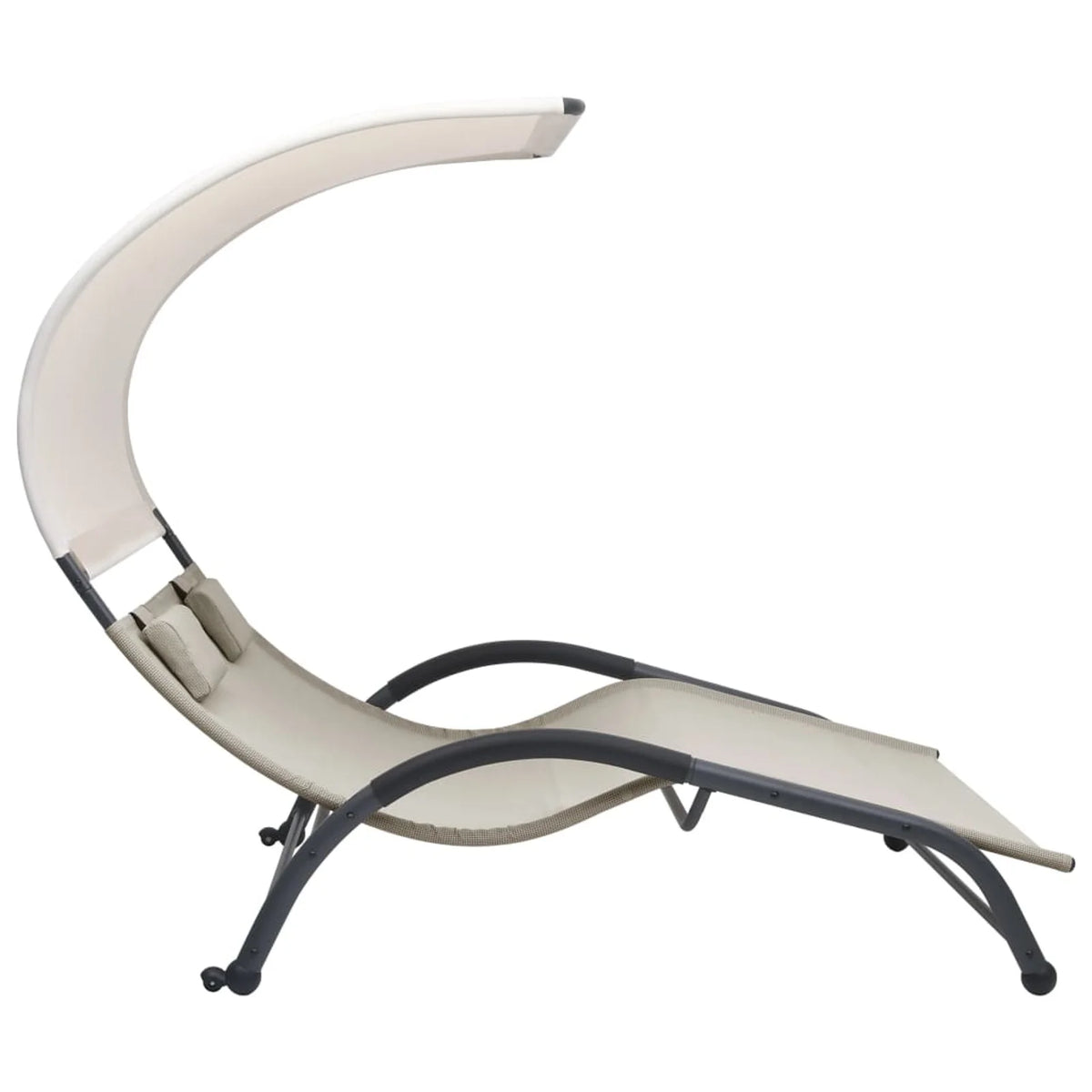 Textilene Double Sun Lounger with Canopy H6803
