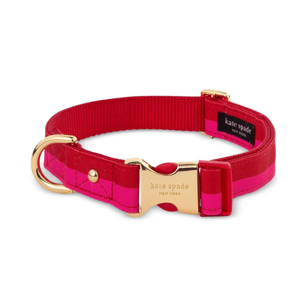 Red Pink Colorblock Dog Collar W20229