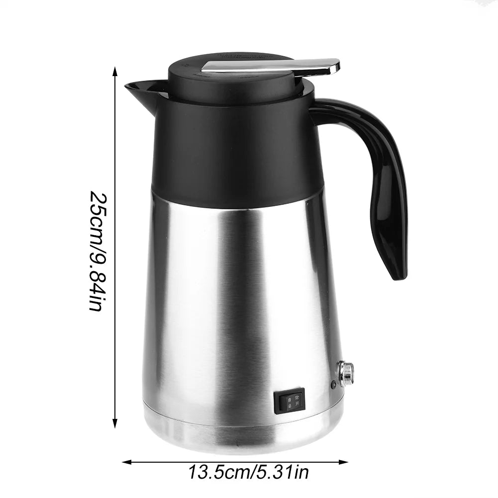 Car Water Heater Portable 1300ml 12V Kettle Bottle Z23463