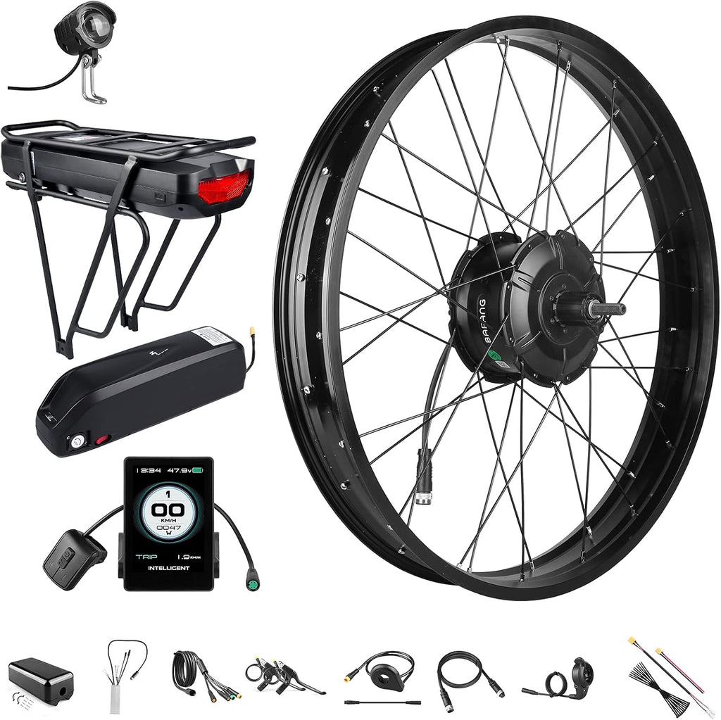 48V 1000W Rear Hub Motor Ebike Conversion Kit for 26 Fat Tire Bikes E598890