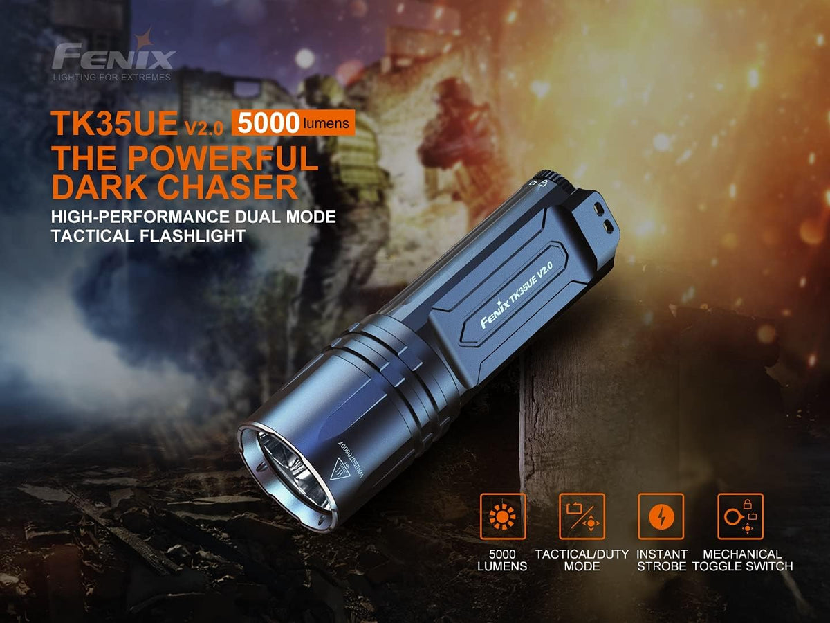 5000 lumens Tactical Flashlight with Batteries and USB Charger B5263