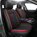 Pink PU Leather Car Seat Covers Full Set S165