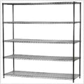 5-Tier Heavy Duty Steel Wire Shelving Unit Y540820
