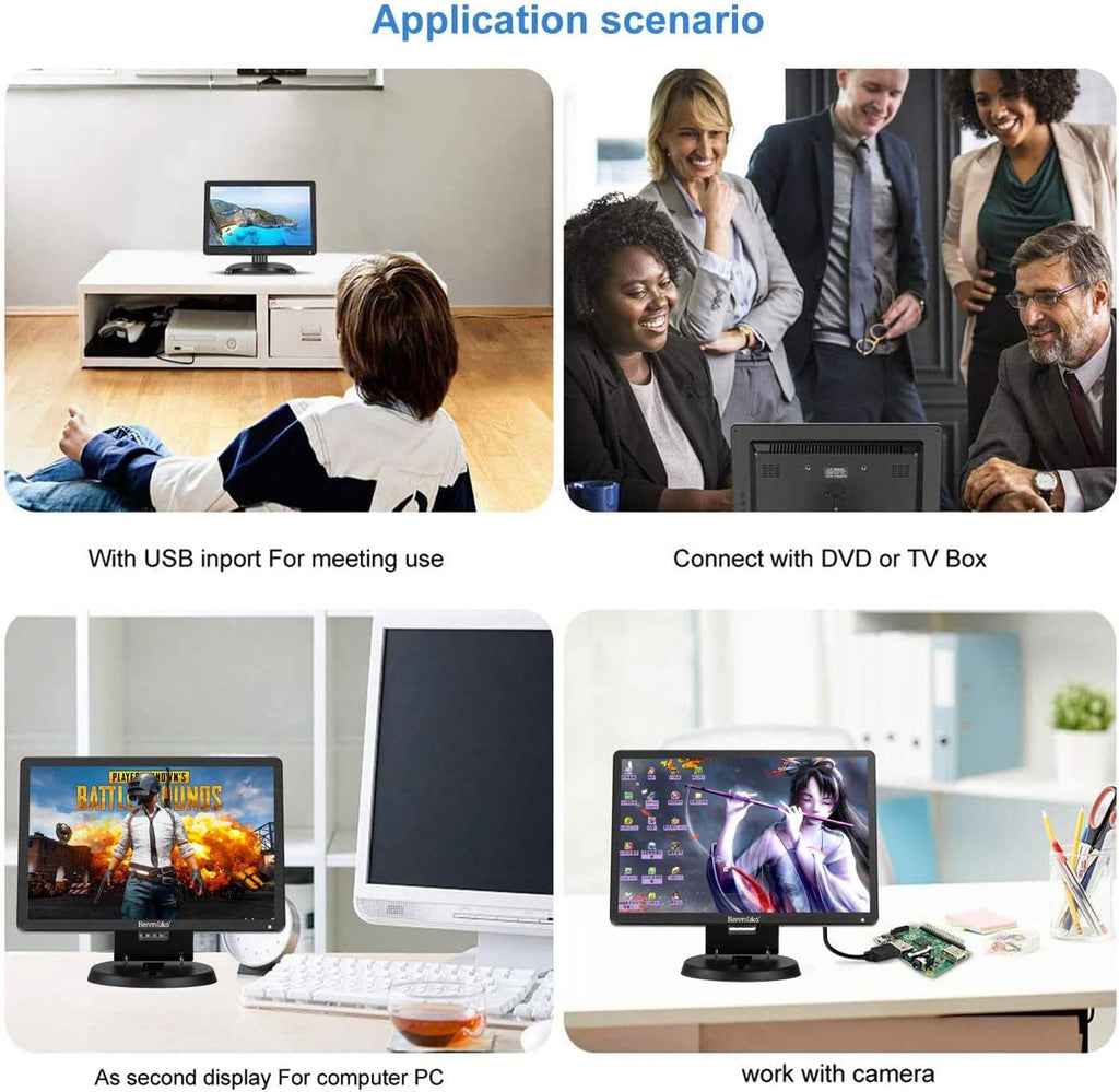 1024x768 HD CCTV Monitor with Built-in Speaker B172365