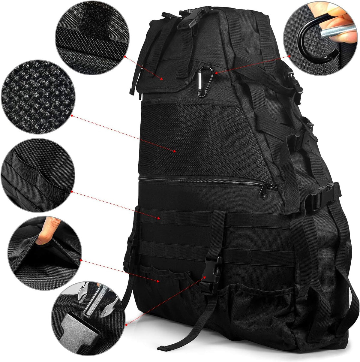 Roll Bar Storage Bag Cage with Multi-Pockets & Organizers G98953