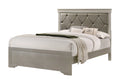King Size Upholstered Button Tufted Headboard Bed Y530