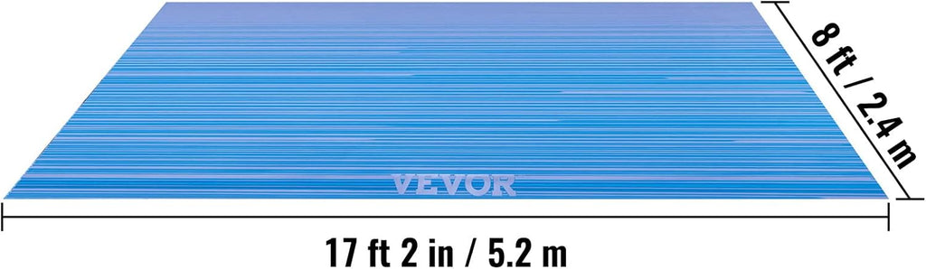 18' Ocean Blue Vinyl RV Awning Fabric Replacement M277766