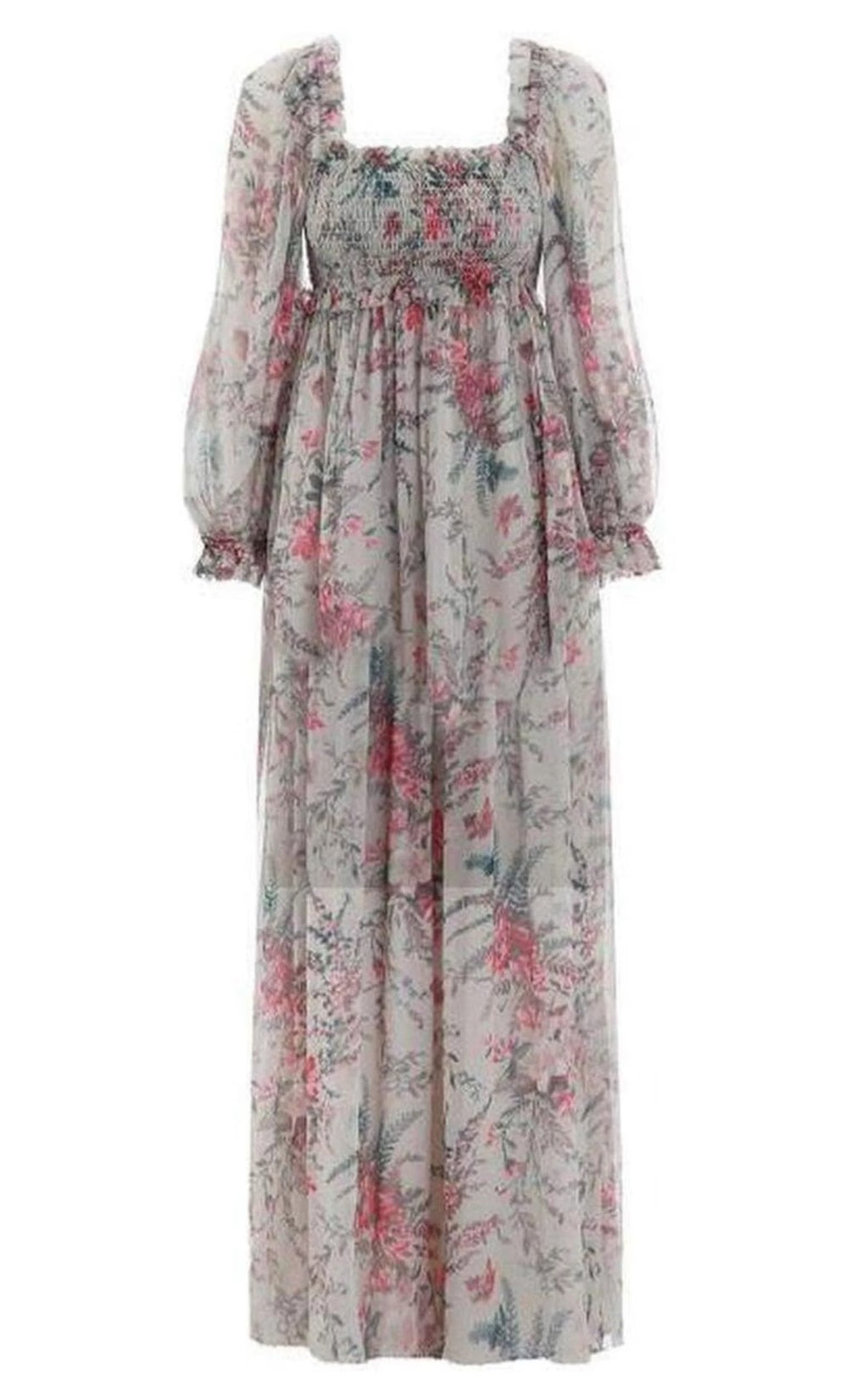 Shirred Long Dress G98109