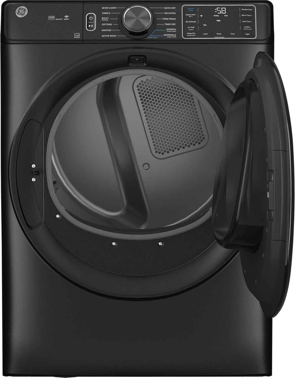 28 Inch Electric Dryer 7.8 CuFt with Steam and Sanitize H302386