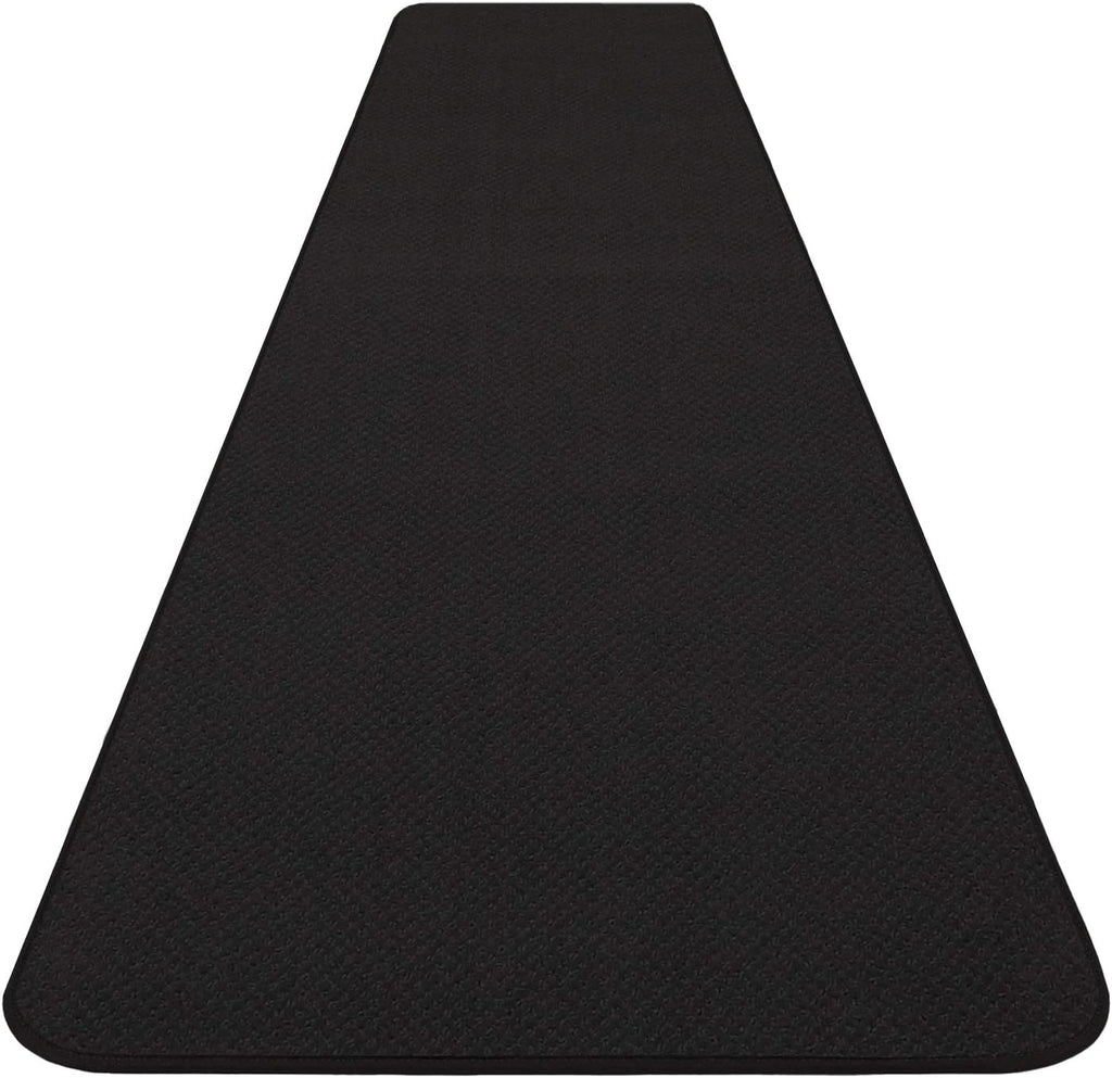 Black 6 Feet X 27 Inches Skid-Resistant Carpet Runner C863583