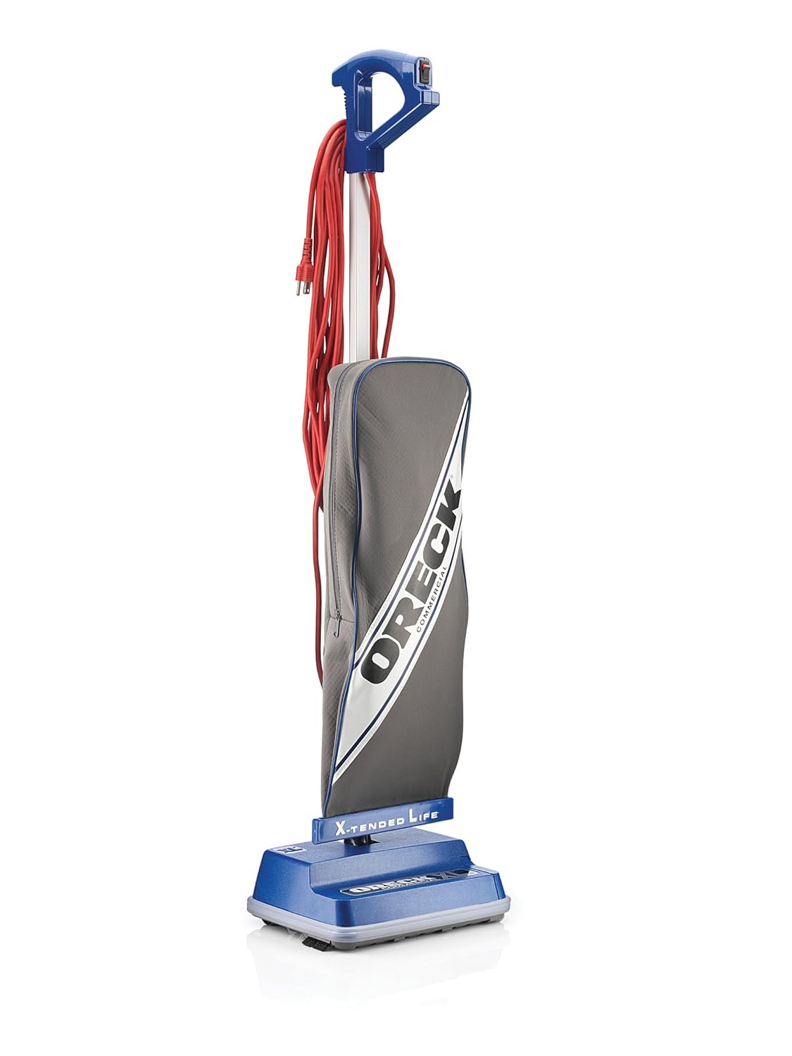 Commercial Upright Vacuum Cleaner, Gray/Blue M759
