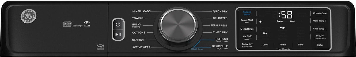 28 Inch Electric Dryer 7.8 CuFt with Steam and Sanitize H302386