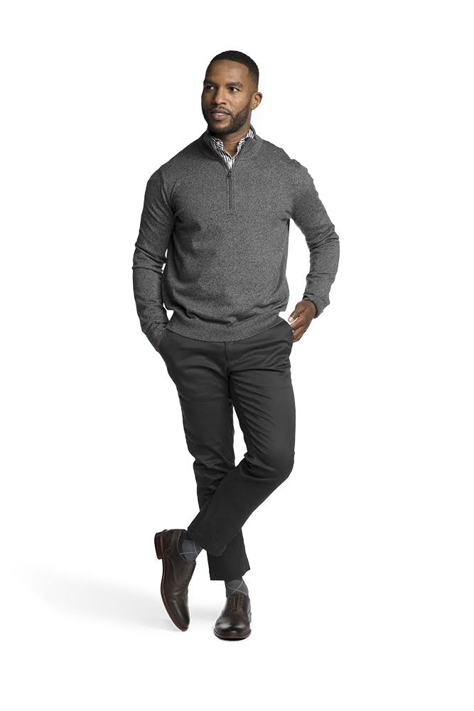 Microfiber Calf High Long Graphite Heather U64474