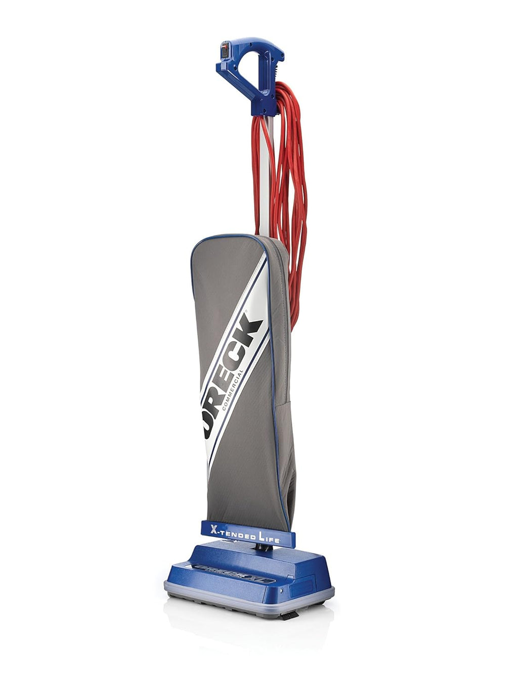 Commercial Upright Vacuum Cleaner, Gray/Blue M759