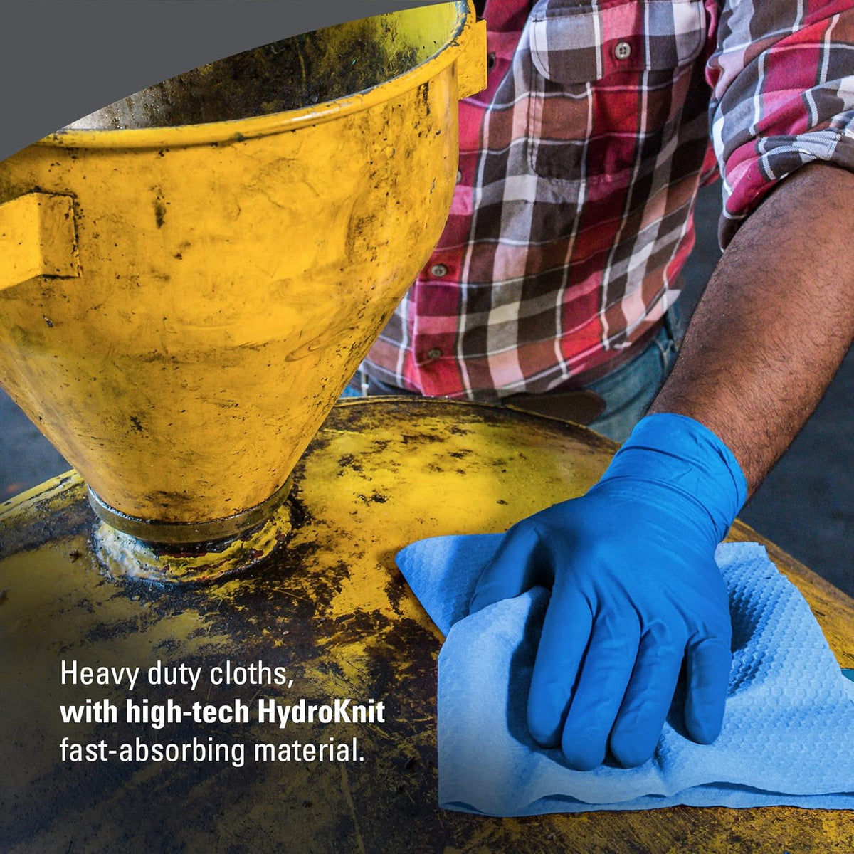 Blue Heavy Duty Cloths Jumbo Roll Q793