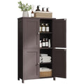 Brown Freestanding Storage Cabinet with 4 Doors I11984