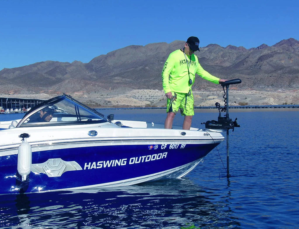 Electric Trolling Motor 24V 80LB 48 Inch Shaft Bow Mount V721