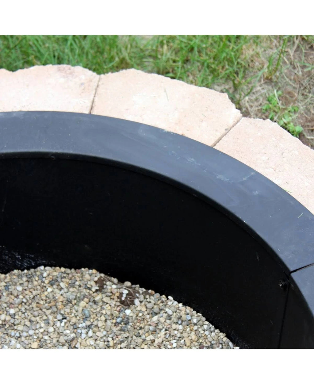 27 Inch Diameter Steel Fire Pit Ring Liner N241824