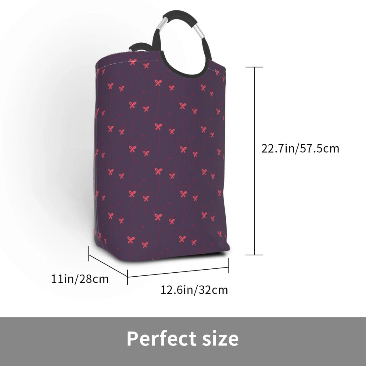 50L Foldable Waterproof Oxford Laundry Hamper D57706