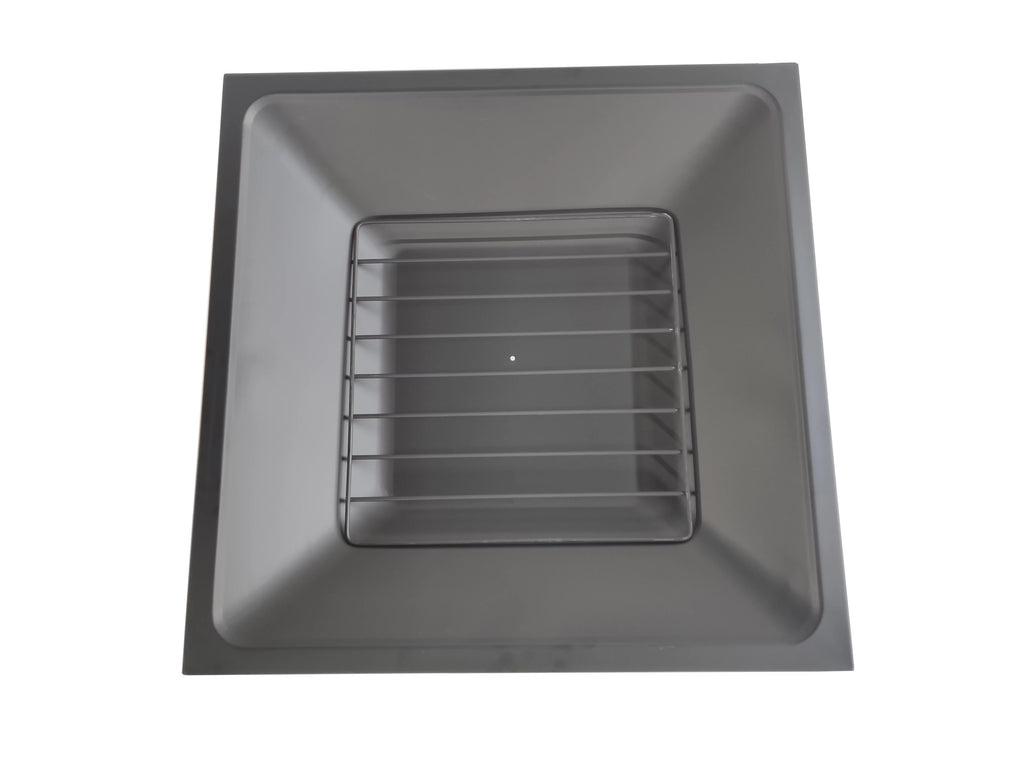Square Wood Burning Fire Pit with Mesh Screen Z706