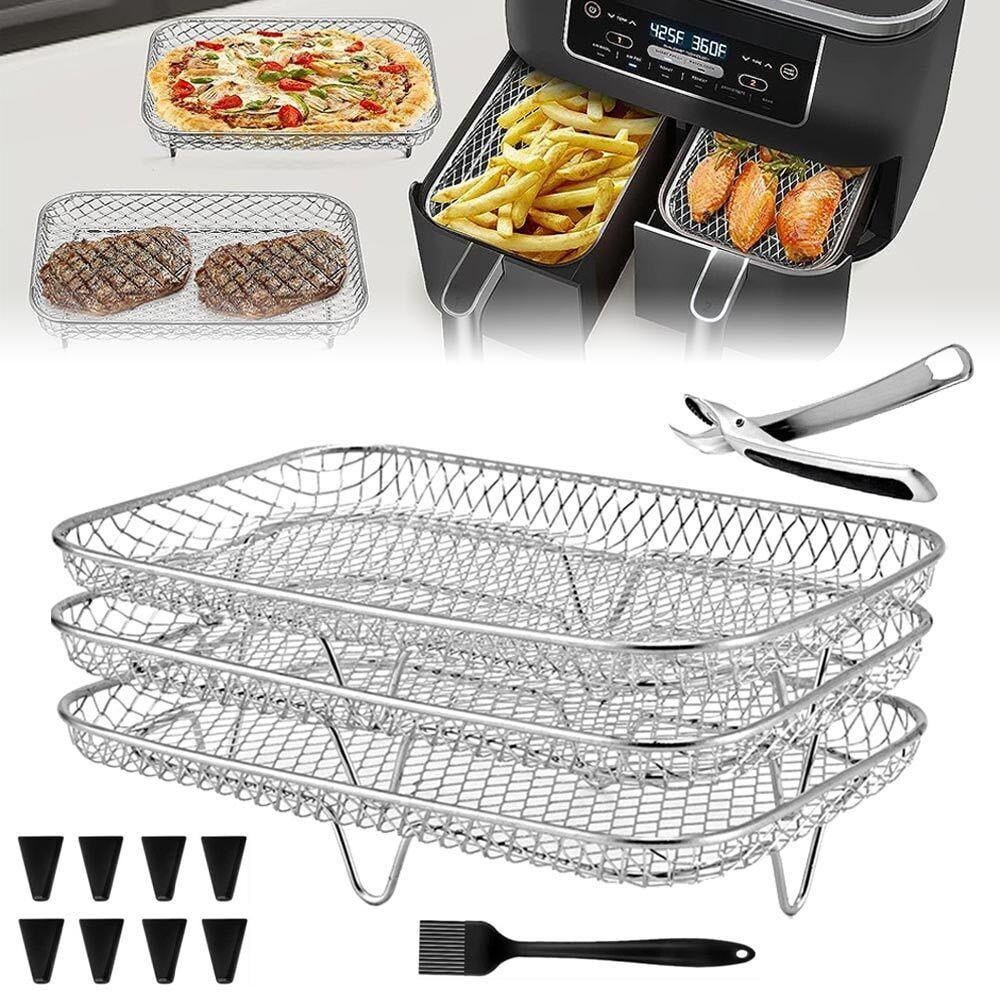 Stainless Steel Air Fryer Rack & Accessories D36405