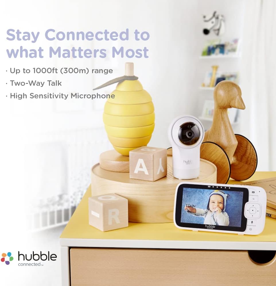 5 Video Baby Monitor with 2 Cameras, Night Vision W9127