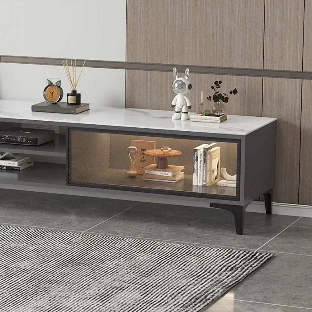 Wooden Tv Stand with Drawers H292