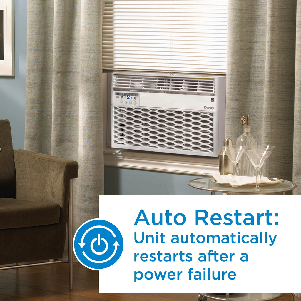 10,000 BTU White Window Air Conditioner with Remote V40224