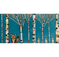 Canvas Print of Painting in Blue N712120