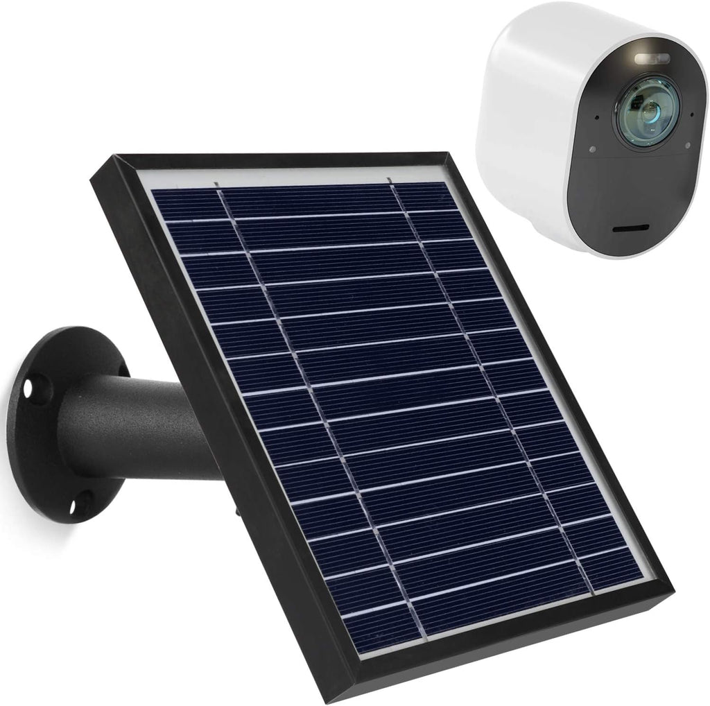 Solar Panel with 11.5ft Waterproof Magnetic Power Cable, Adjustable Mount I340
