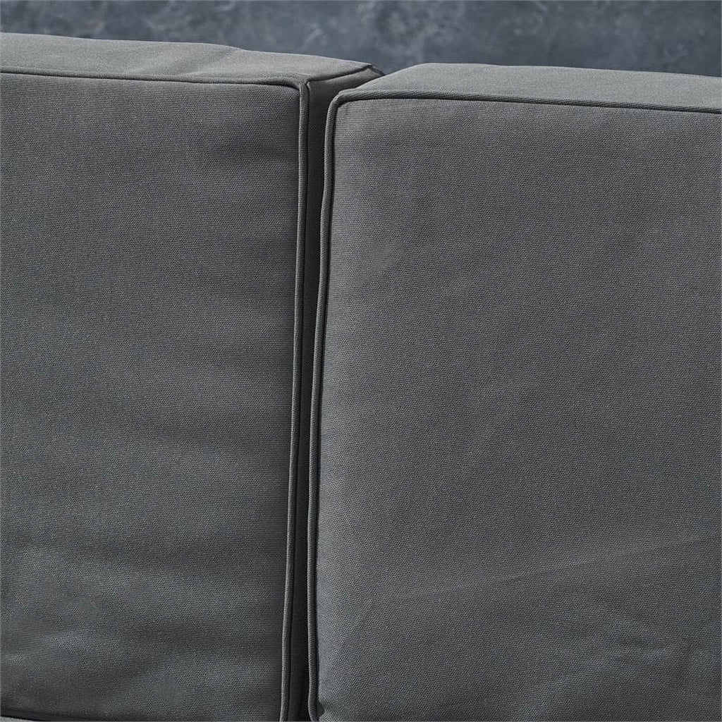 6pc V-Shaped Sectional Sofa Set with Cushion Z6748