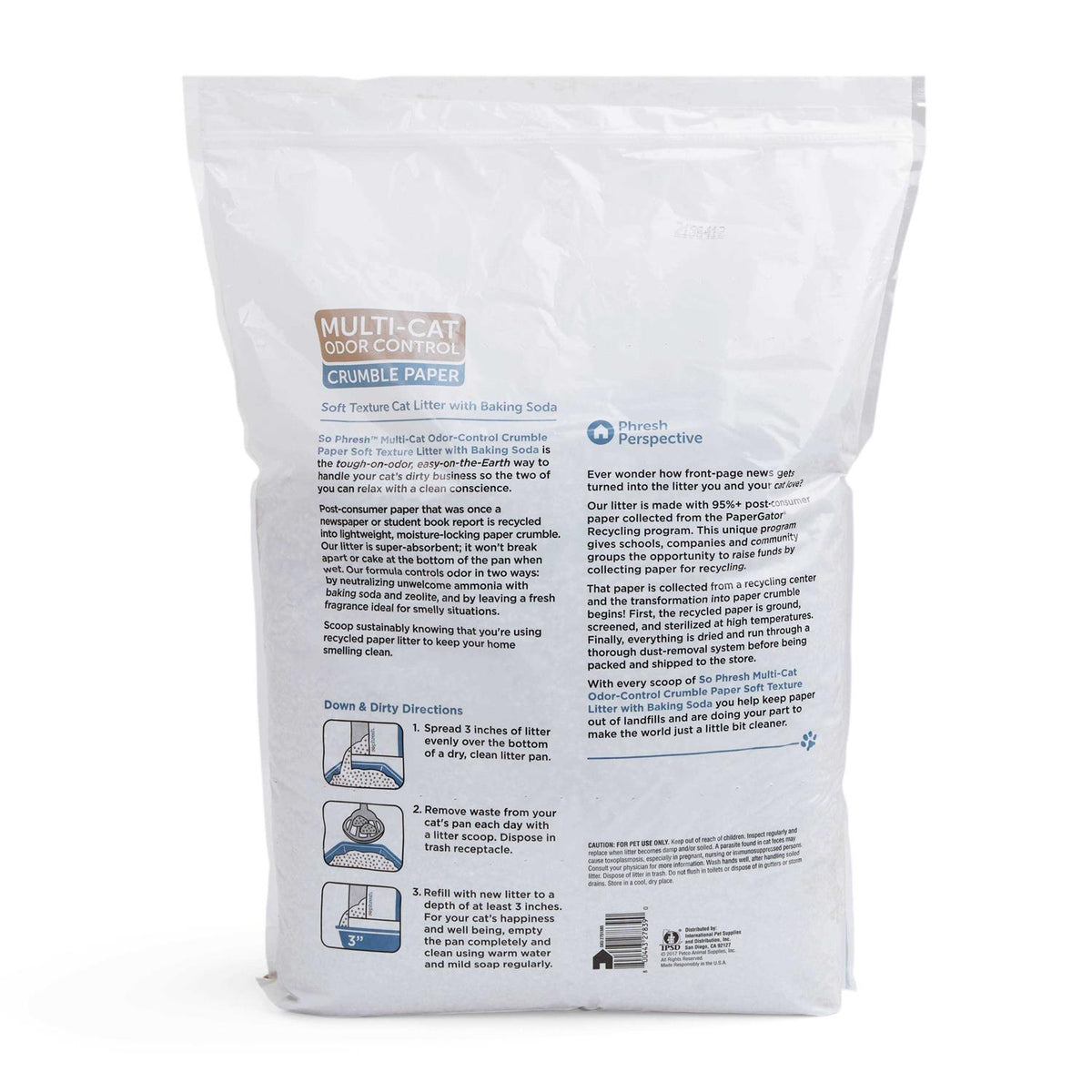 Multi-Cat Odor Control Paper Litter V44290