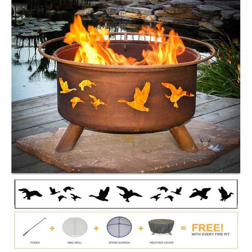 Wild Ducks Fire Pit V587200