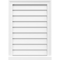Vertical Surface Mount PVC Gable Vent S65035