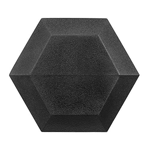 Rubber Coated Cast Iron Hex Dumbbell Free Weights F820253