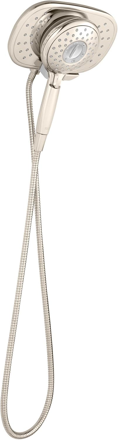 4-Function 2-in-1 Shower Head, 1.8 GPM, Brushed Nickel A6658