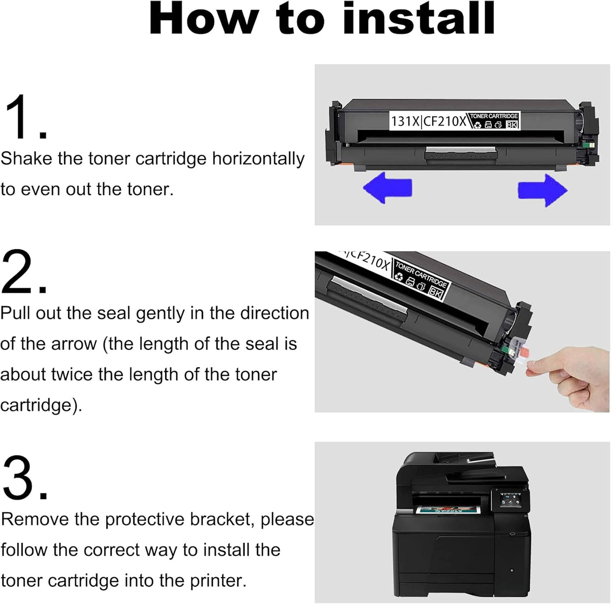 5 Pack Compatible Toner Cartridge Replacement A846993