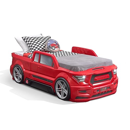 Red Toddler-to-Twin Race Car Bed I7098